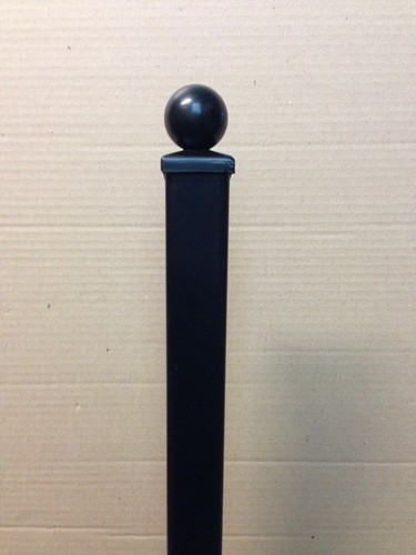 Metal fence post - post, base