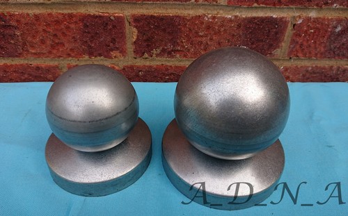 Galvanised round metal steel - galvanised, metal/steel
