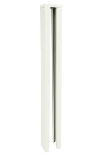 Shaped slotted fence post - slotted,