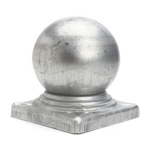 10pcs round silver galvanised - silver,