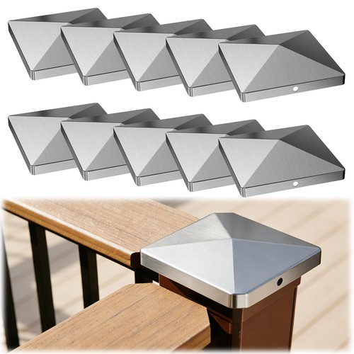 10pcs fence post - caps, square