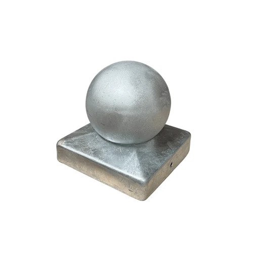 Metal ball fence post - metal, &