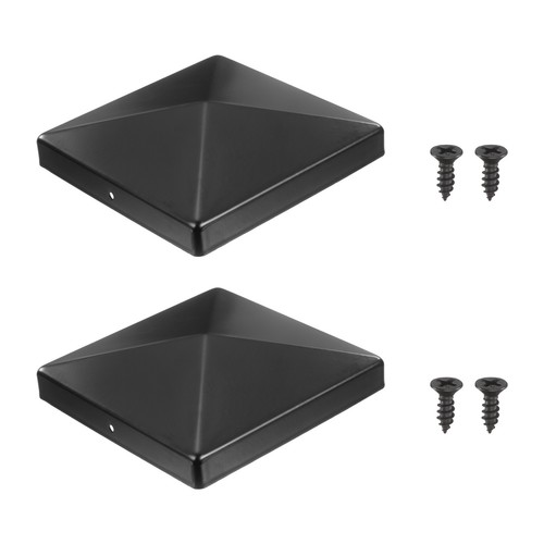2pcs pyramid post cap - pyramid, cap,