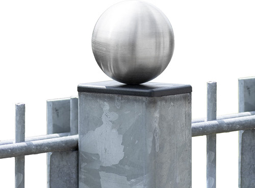 Stainless steel fence caps - steel,