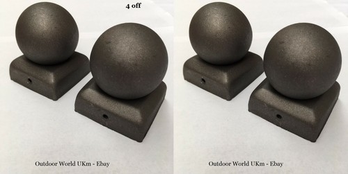 Fence post ball tops - fence,