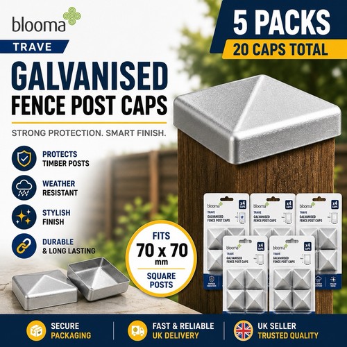 20x caps 70mmx70mm - , galvanised