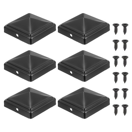6pcs pyramid post cap x - post,