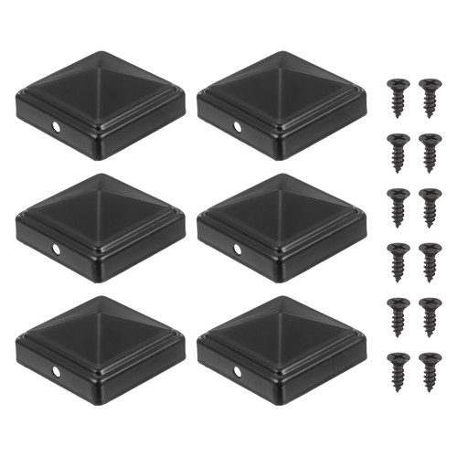 6pcs pyramid post cap - 6pcs, 2"