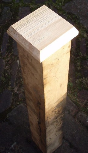 Wood fence post caps - caps, .12x