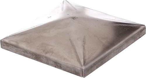 Steel post caps 100 - 10,