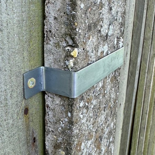 Fence panel security bracket - security,