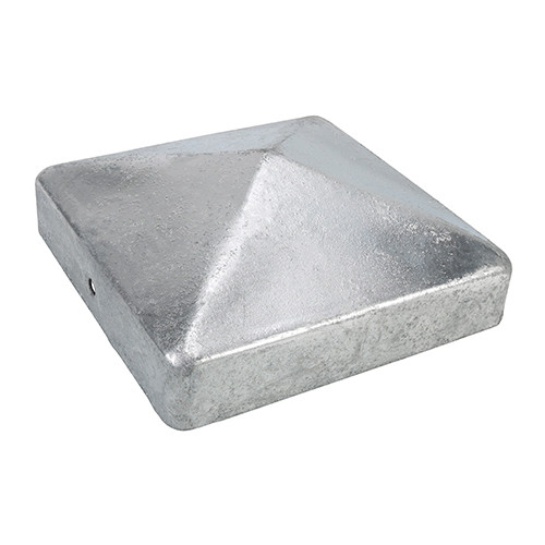 Metal fence post caps - fence,